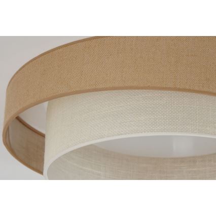 Brilagi - LED Zatemnitvena stropna svetilka SHINE LED/24W/230V pr. 60 cm 3000/4000/6500K bež/krem barva + Daljinski upravljalnik