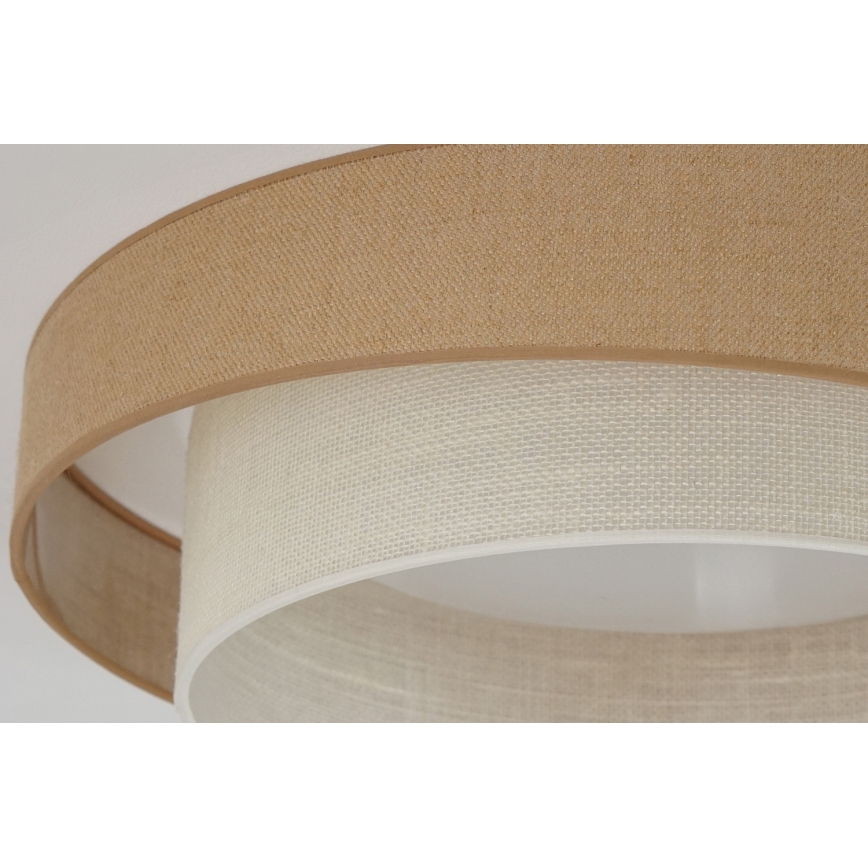 Brilagi - LED Zatemnitvena stropna svetilka SHINE LED/24W/230V pr. 60 cm 3000/4000/6500K bež/krem barva + Daljinski upravljalnik