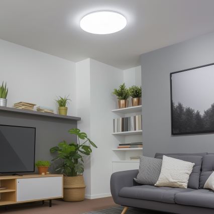 Brilagi - LED Zatemnitvena stropna svetilka SMART LED/24W/230V 2700-6500K Wi-Fi Tuya + Daljinski upravljalnik