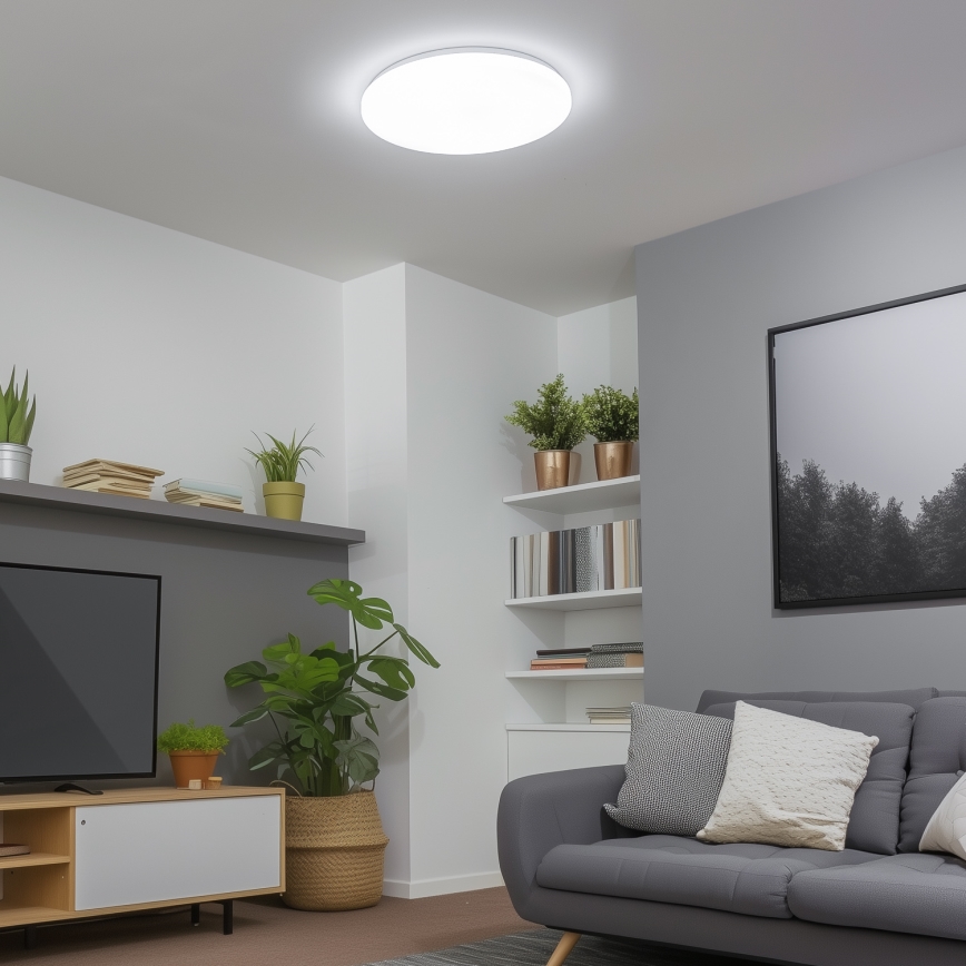 Brilagi - LED Zatemnitvena stropna svetilka SMART LED/24W/230V 2700-6500K Wi-Fi Tuya + Daljinski upravljalnik