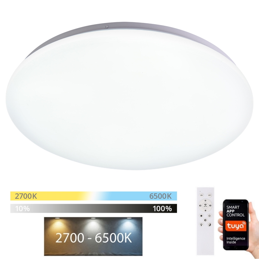 Brilagi - LED Zatemnitvena stropna svetilka SMART LED/36W/230V 2700-6500K Wi-Fi Tuya + Daljinski upravljalnik