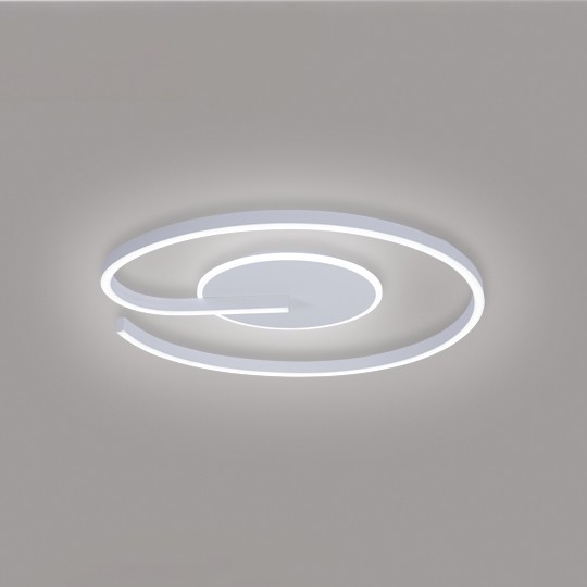 Brilagi - LED Zatemnitvena stropna svetilka SPIRAL LED/56W/230V 3000/4000/6000K + Daljinski upravljalnik