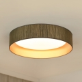 Brilagi - LED Zatemnitvena stropna svetilka VEGAS SHINE LED/24W/230V 3000/4000/6500K slama rjava/zlata + Daljinski upravljalnik