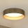 Brilagi - LED Zatemnitvena stropna svetilka VEGAS SHINE LED/24W/230V 3000/4000/6500K slama rjava/zlata + Daljinski upravljalnik