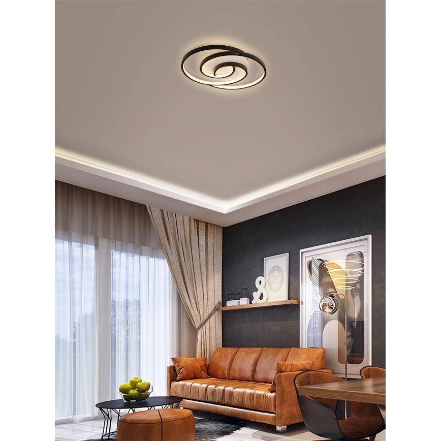 Brilagi - LED Zatemnitvena stropna svetilka VELO LED/52W/230V 3000/4000/6000K + Daljinski upravljalnik