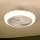 Brilagi - LED Zatemnitvena stropna svetilka z ventilatorjem LED/30W/230V 3000-6500K bela + Daljinski upravljalnik