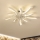 Brilagi - LED Zatemnitvena stropna svetilka z ventilatorjem LED/50W/230V 3000-6500K bela + Daljinski upravljalnik