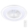 Brilagi - LED Zatemnitvena stropna svetilka z ventilatorjem RONDA LED/65W/230V 3000-6500K bela + Daljinski upravljalnik