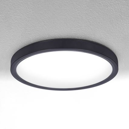 Brilagi - LED Zatemnitvena stropna svetilka ESTELA LED/36W/230V 3000-6500K ø 30 cm črna + Daljinski upravljalnik