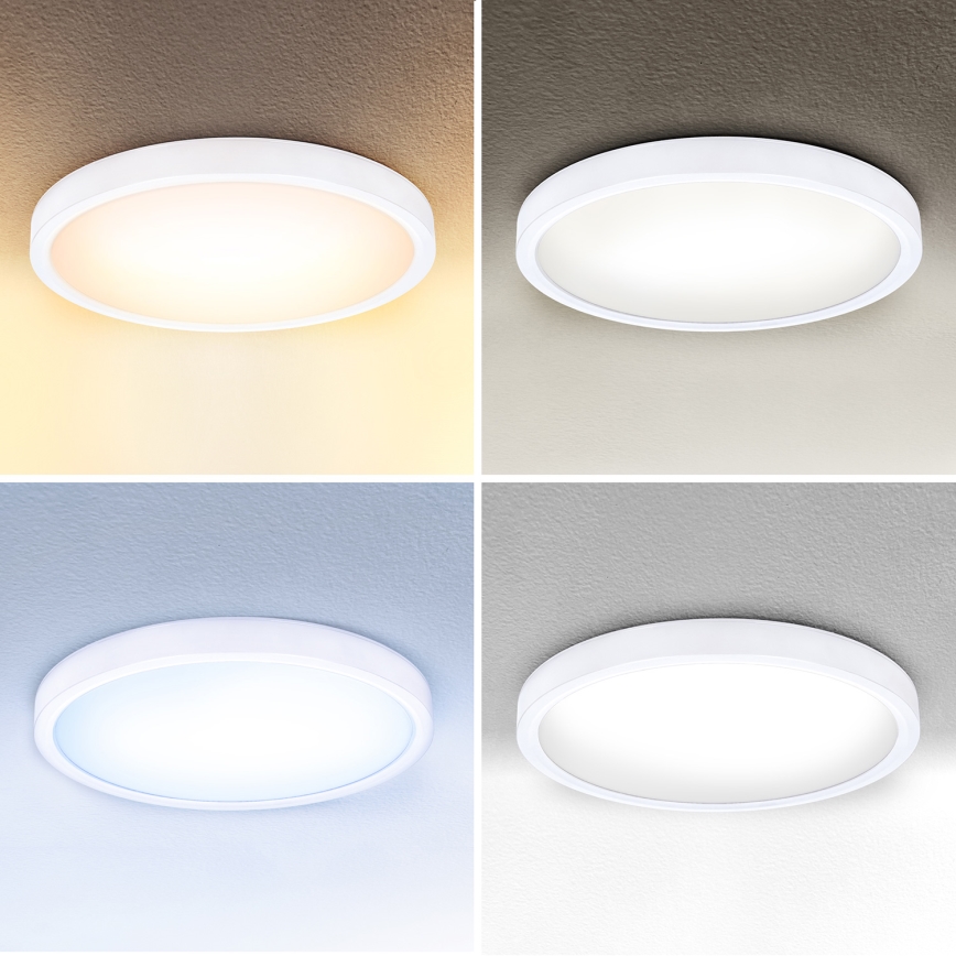 Brilagi - LED Zatemnitvena stropna svetilka ESTELA LED/36W/230V 3000-6500K ø 30 cm bela + Daljinski upravljalnik