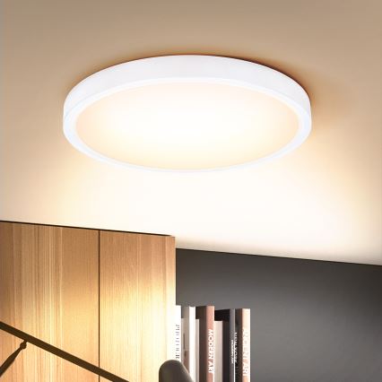 Brilagi - LED Zatemnitvena stropna svetilka ESTELA LED/36W/230V 3000-6500K ø 30 cm bela + Daljinski upravljalnik