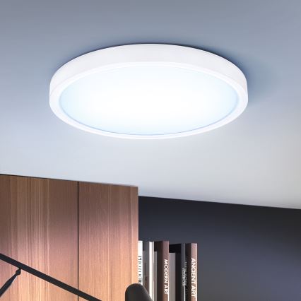 Brilagi - LED Zatemnitvena stropna svetilka ESTELA LED/36W/230V 3000-6500K ø 30 cm bela + Daljinski upravljalnik