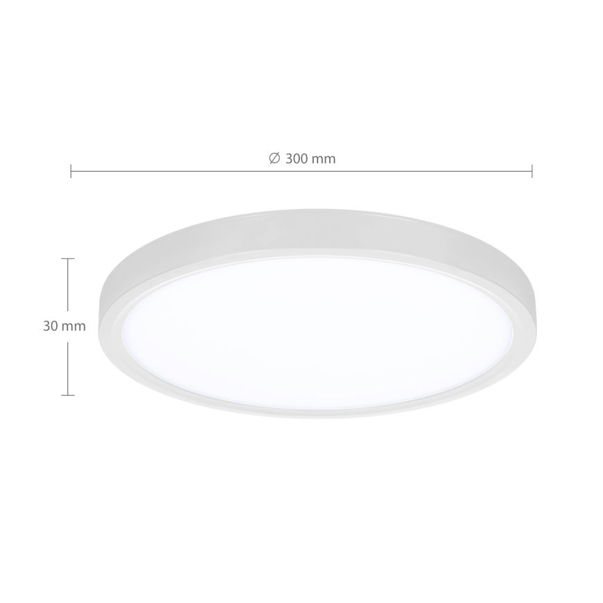 Brilagi - LED Zatemnitvena stropna svetilka ESTELA LED/36W/230V 3000-6500K ø 30 cm bela + Daljinski upravljalnik