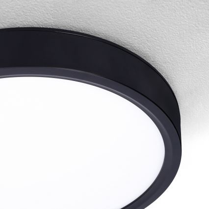 Brilagi - LED Zatemnitvena stropna svetilka ESTELA LED/48W/230V 3000-6500K ø 40 cm črna + Daljinski upravljalnik