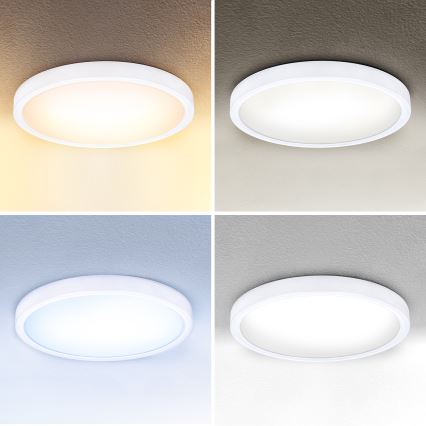 Brilagi - LED Zatemnitvena stropna svetilka ESTELA LED/48W/230V 3000-6500K ø 40 cm bela + Daljinski upravljalnik