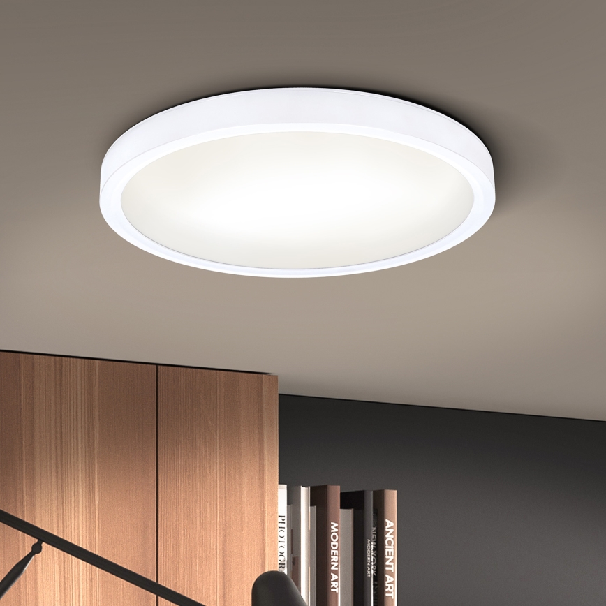 Brilagi - LED Zatemnitvena stropna svetilka ESTELA LED/48W/230V 3000-6500K ø 40 cm bela + Daljinski upravljalnik