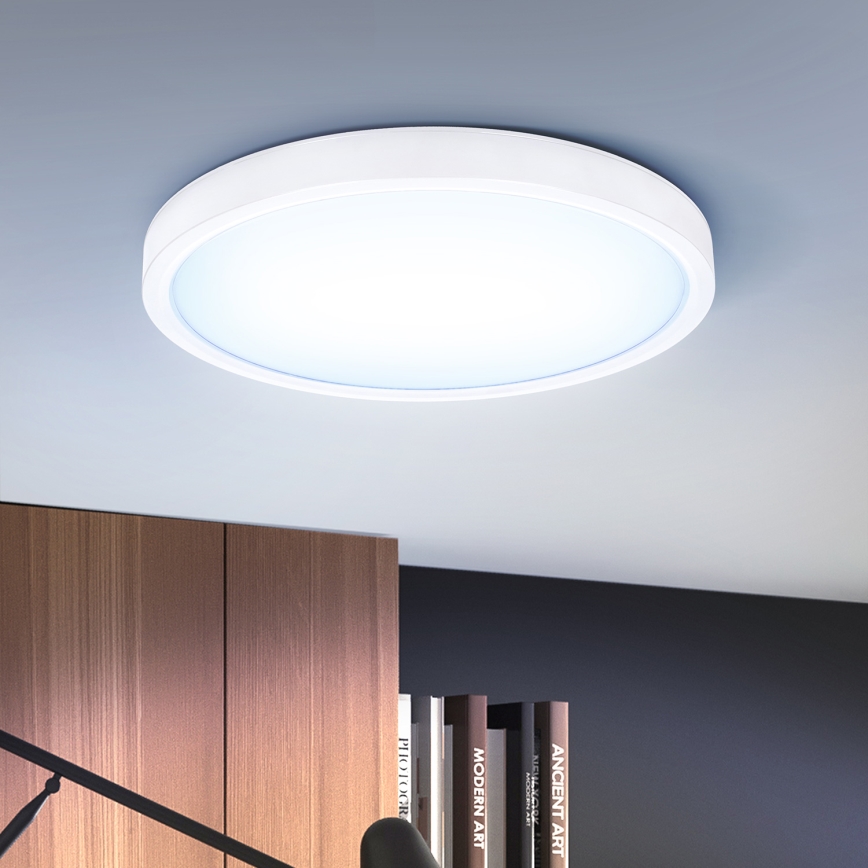 Brilagi - LED Zatemnitvena stropna svetilka ESTELA LED/48W/230V 3000-6500K ø 40 cm bela + Daljinski upravljalnik