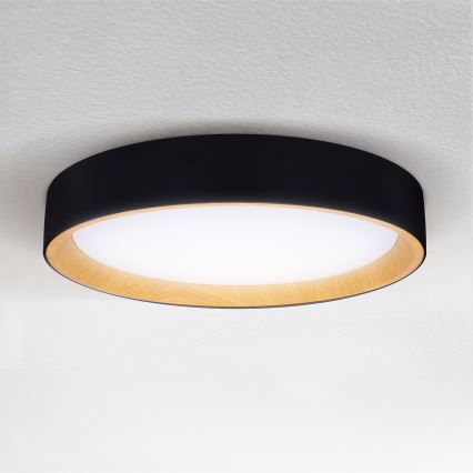 Brilagi - LED Zatemnitvena stropna svetilka LARIOS LED/60W/230V 3000-6500K ø 49 cm črna + Daljinski upravljalnik
