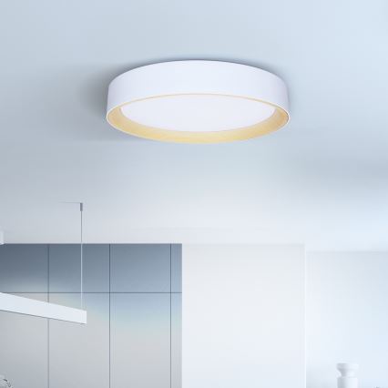 Brilagi - LED Zatemnitvena stropna svetilka LARIOS LED/60W/230V 3000-6500K ø 49 cm bela + Daljinski upravljalnik