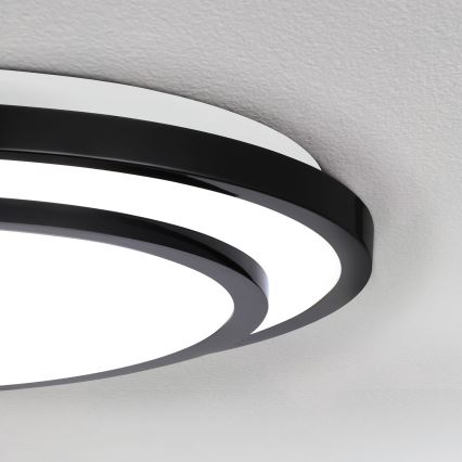 Brilagi - LED Zatemnitvena stropna svetilka LUCIANO LED/48W/230V 3000-6500K ø 39 cm črna + Daljinski upravljalnik
