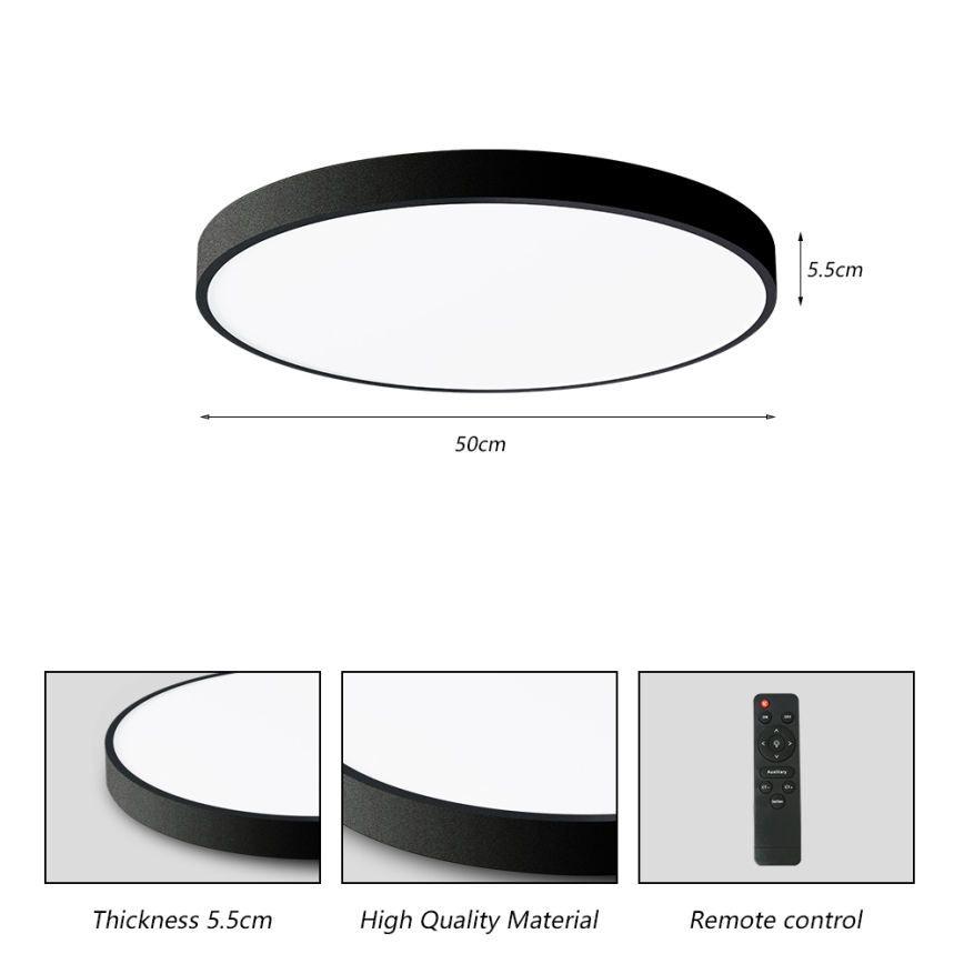 Brilagi - LED Zatemnitvena stropna svetilka POOL SMART LED/60W/230V 3000-6000K 50 cm + Daljinski upravljalnik
