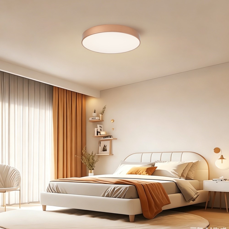 Brilagi - Zatemnjiva LED stropna svetilka POOL SMART LED/60W/230V 3000-6000K, premer 50 cm, Wi-Fi Tuya, bronzna + daljinski upravljalnik