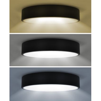 Brilagi - LED Zatemnitvena stropna svetilka POOL SMART LED/60W/230V 50 cm 3000-6000K Wi-Fi Tuya + Daljinski upravljalnik črna