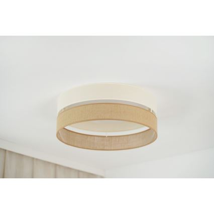 Brilagi - LED Zatemnitvena stropna svetilka ROYAL YUTE LED/24W/230V pr. 45 cm 3000/4000/6500K bež/krem barva  + Daljinski upravljalnik