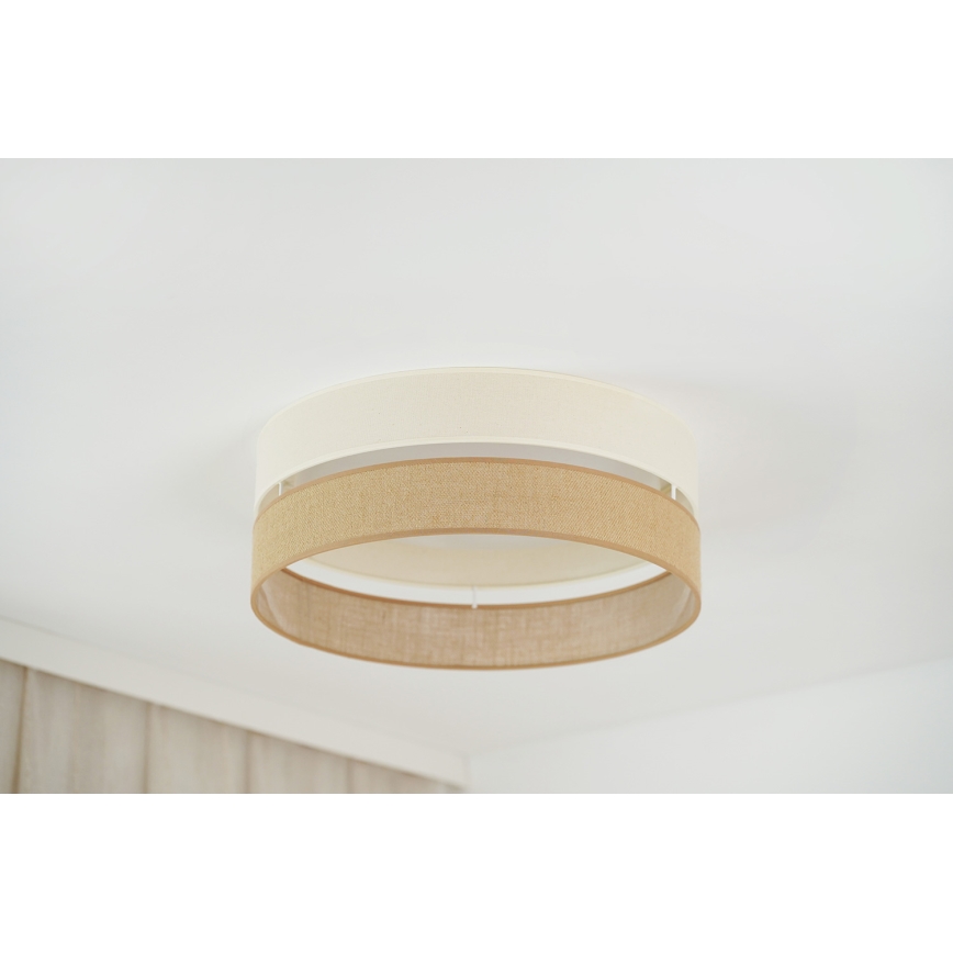 Brilagi - LED Zatemnitvena stropna svetilka ROYAL YUTE LED/24W/230V pr. 45 cm 3000/4000/6500K bež/krem barva  + Daljinski upravljalnik