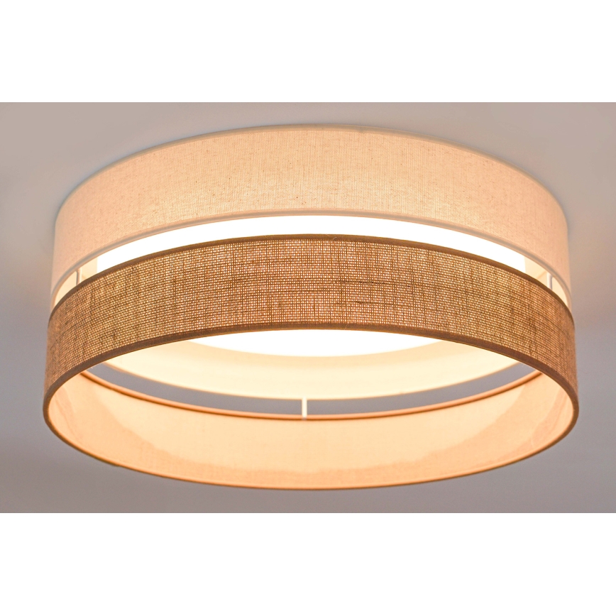Brilagi - LED Zatemnitvena stropna svetilka ROYAL YUTE LED/24W/230V pr. 45 cm 3000/4000/6500K bež/krem barva  + Daljinski upravljalnik