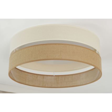 Brilagi - LED Zatemnitvena stropna svetilka ROYAL YUTE LED/24W/230V pr. 45 cm 3000/4000/6500K bež/krem barva  + Daljinski upravljalnik