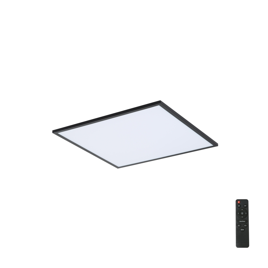 Brilagi - LED Zatemnitvena stropna svetilka SLIMFRAME LED/36W/230V 45x45 cm 3000-6000K črna + Daljinski upravljalnik