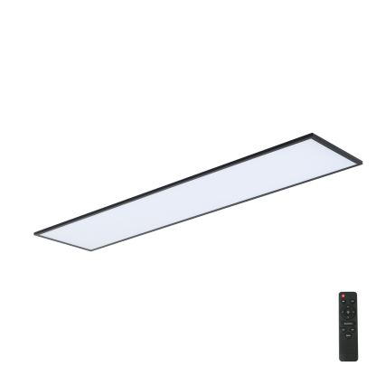 Brilagi - LED Zatemnitvena stropna svetilka SLIMFRAME LED/58W/230V 120x30 cm 3000-6000K črna + Daljinski upravljalnik