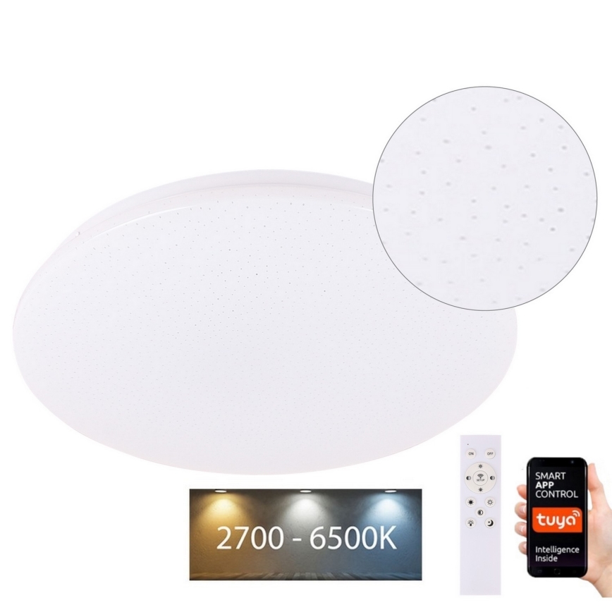 Brilagi - LED Zatemnitvena svetilka SMART STARS LED/36W/230V 2700-6500K Wi-Fi Tuya + Daljinski upravljalnik