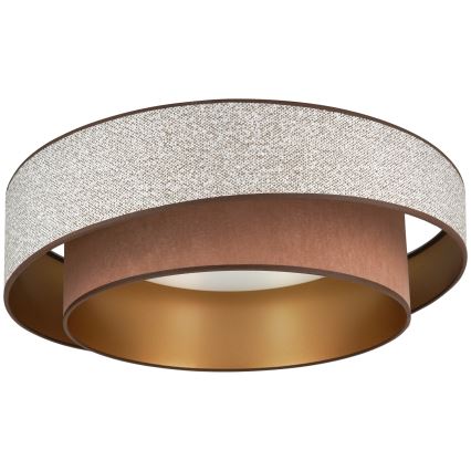 Brilagi - LED Zatemnitvena stropna svetilka VEGAS SHINE LED/24W/230V pr. 60 cm 3000/4000/6500K rjava + Daljinski upravljalnik