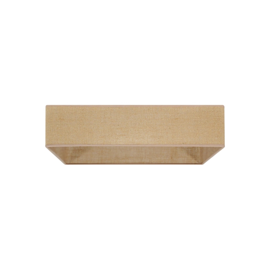 Brilagi - LED Zatemnitvena stropna svetilka VELVET SQUARE LED/24W/230V 3000/4000/6500K + Daljinski upravljalnik rjava