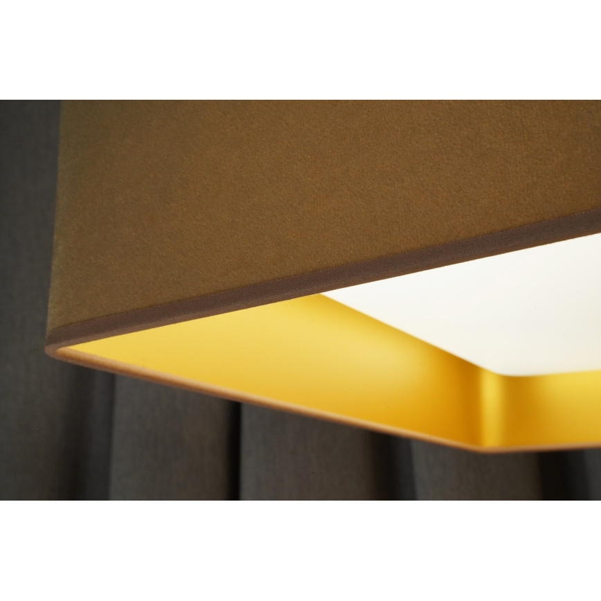 Brilagi - LED Zatemnitvena stropna svetilka VELVET SQUARE SMART LED/36W/230V 2700-6500K Wi-Fi Tuya + Daljinski upravljalnik bež