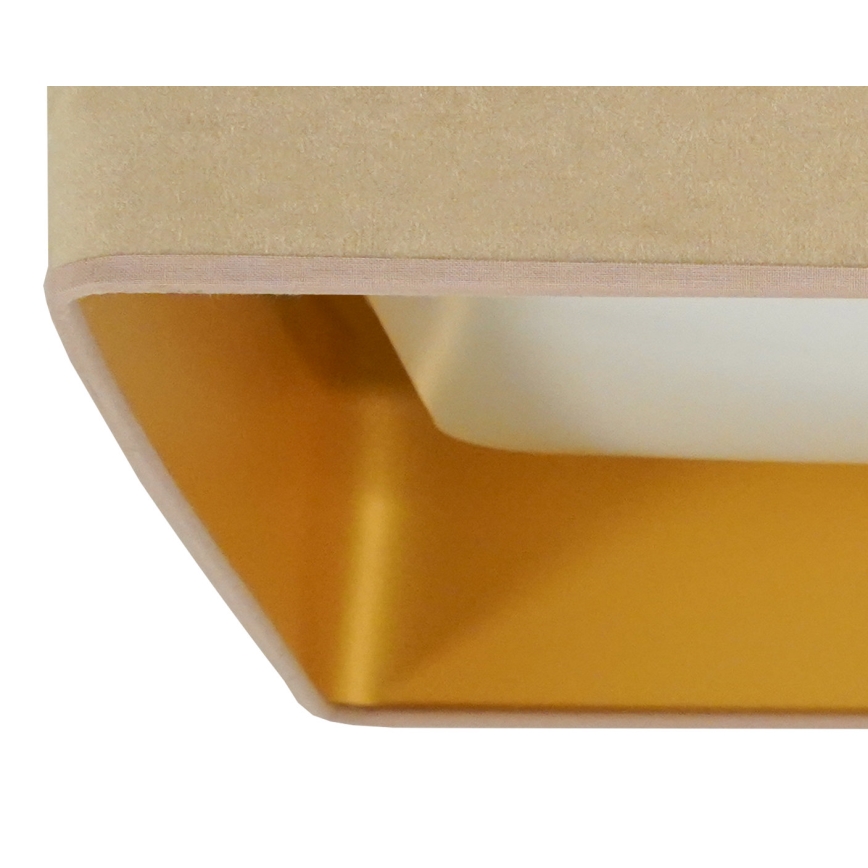 Brilagi - LED Zatemnitvena stropna svetilka VELVET SQUARE SMART LED/36W/230V 2700-6500K Wi-Fi Tuya + Daljinski upravljalnik bež
