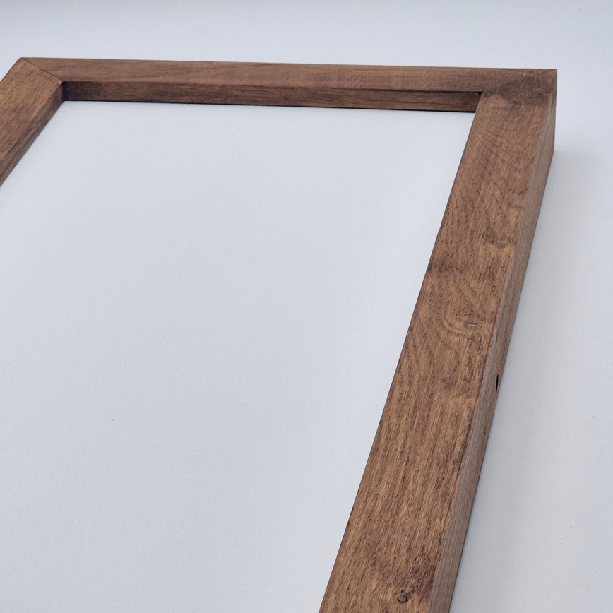 Brilagi - LED Kopalniška zatemnitvena stropna svetilka WOODY FRAME LED/50W/230V hrast češnja 120x30 cm 3000-6000K IP44 + Daljinski upravljalnik