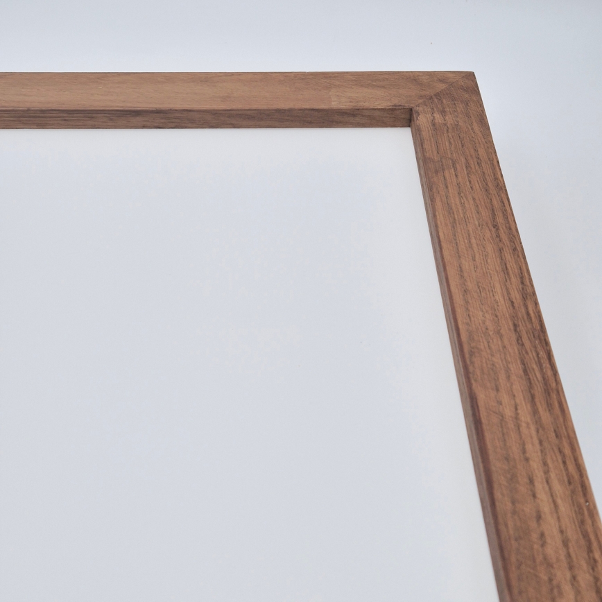 Brilagi - LED Kopalniška zatemnitvena stropna svetilka WOODY FRAME LED/50W/230V hrast češnja 60x60 cm 3000-6000K IP44 + Daljinski upravljalnik