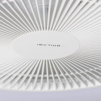 Brilagi - LED Zatemnitvena svetilka z ventilatorjem AURA LED/38W/230V 3000-6000K bela + Daljinski upravljalnik