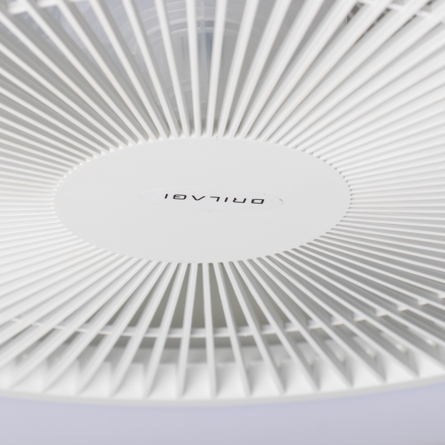 Brilagi - LED Zatemnitvena svetilka z ventilatorjem AURA LED/38W/230V 3000-6000K bela + Daljinski upravljalnik