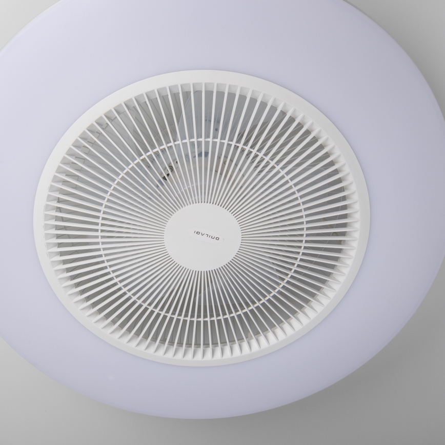 Brilagi - LED Zatemnitvena svetilka z ventilatorjem AURA LED/38W/230V 3000-6000K bela + Daljinski upravljalnik