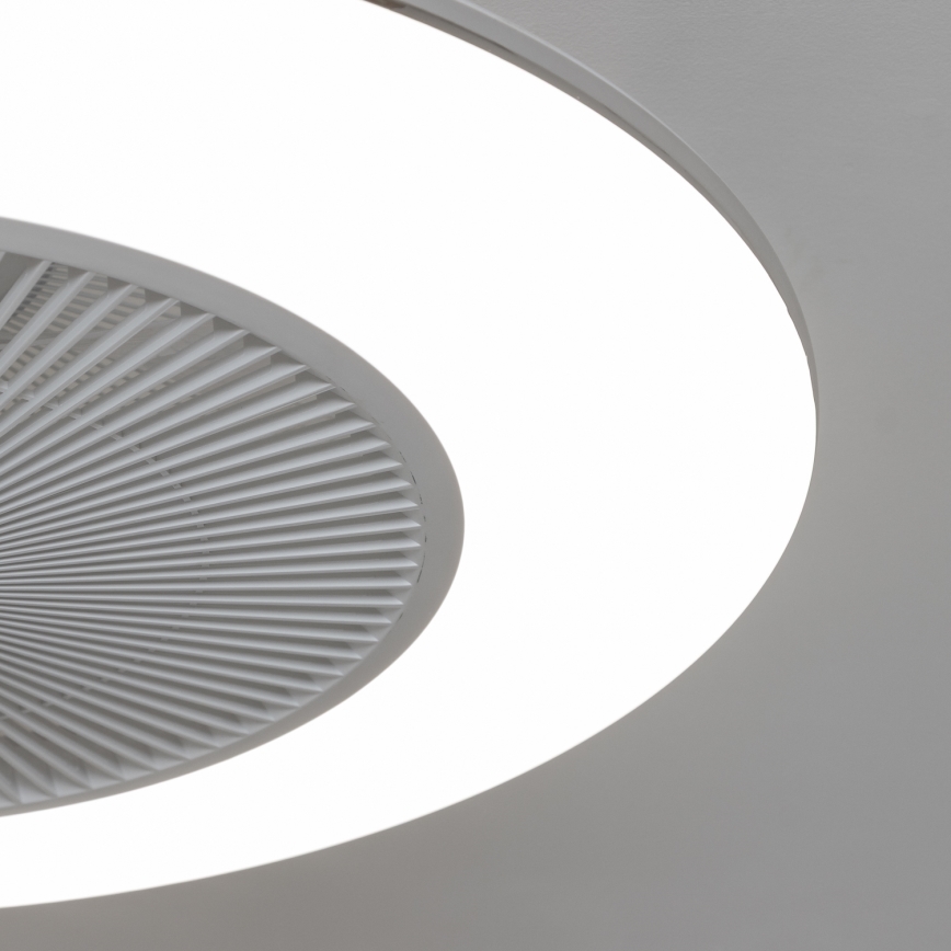 Brilagi - LED Zatemnitvena svetilka z ventilatorjem AURA LED/38W/230V 3000-6000K bela + Daljinski upravljalnik