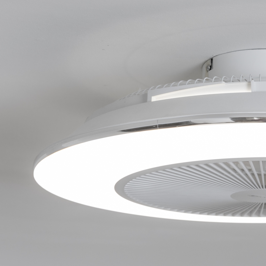 Brilagi - LED Zatemnitvena svetilka z ventilatorjem AURA LED/38W/230V 3000-6000K bela + Daljinski upravljalnik