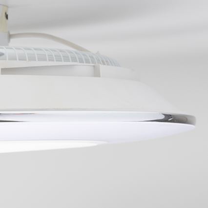 Brilagi - LED Zatemnitvena svetilka z ventilatorjem AURA LED/38W/230V 3000-6000K bela + Daljinski upravljalnik