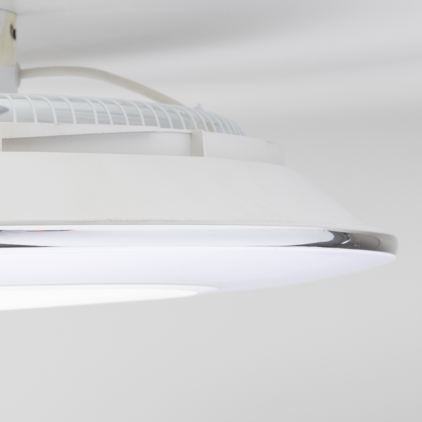 Brilagi - LED Zatemnitvena svetilka z ventilatorjem AURA LED/38W/230V 3000-6000K bela + Daljinski upravljalnik