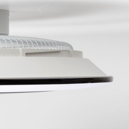 Brilagi - LED Zatemnitvena svetilka z ventilatorjem AURA LED/38W/230V 3000-6000K črna + Daljinski upravljalnik