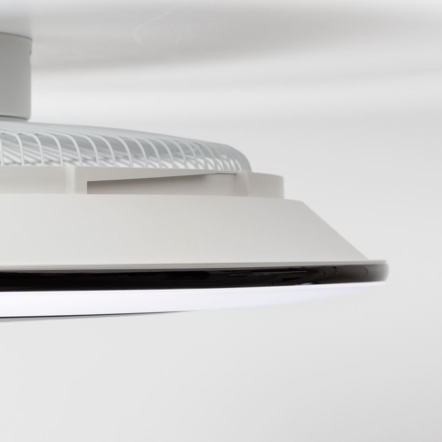Brilagi - LED Zatemnitvena svetilka z ventilatorjem AURA LED/38W/230V 3000-6000K črna + Daljinski upravljalnik