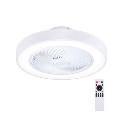 Brilagi - LED Zatemnitvena stropna svetilka z ventilatorjem LED/30W/230V 3000-6500K bela + Daljinski upravljalnik